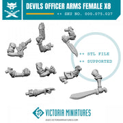 Devils Officer Arms Female x8 - Only-Games