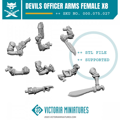 Devils Officer Arms Female x8 - Only-Games