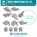 Female Devils Torsos x11