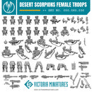 Desert Scorpions Modular Female Troops