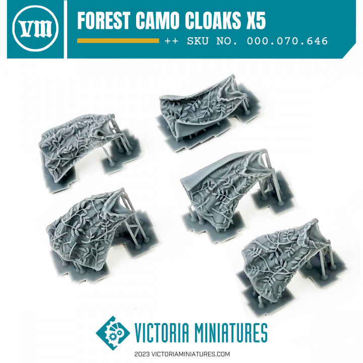 Forest Camo Cloaks x5 - Only-Games