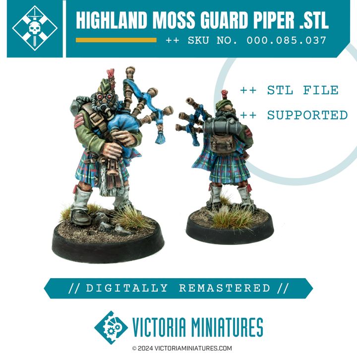 Highland Moss Guard Piper - Only-Games