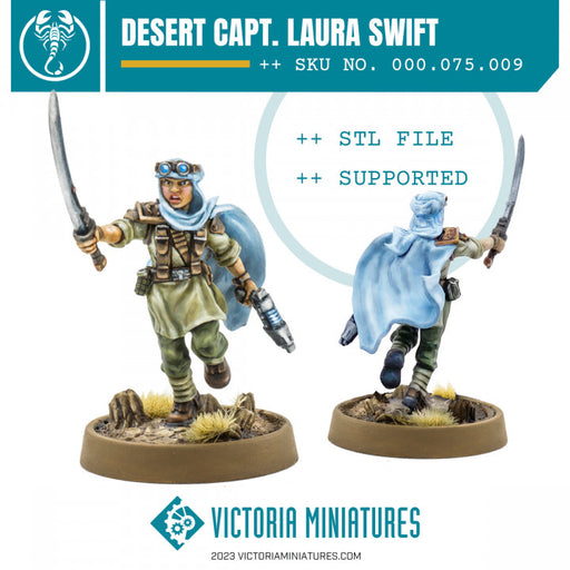 Desert Scorpions Capt. Laura Swift - Only-Games