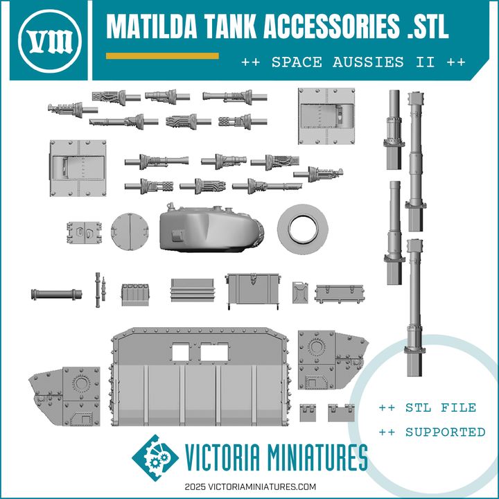 Matilda Tank Accessories - Only-Games