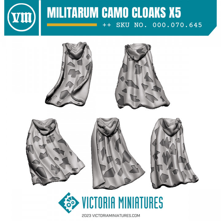Militarum Camo Cloaks x5 - Only-Games