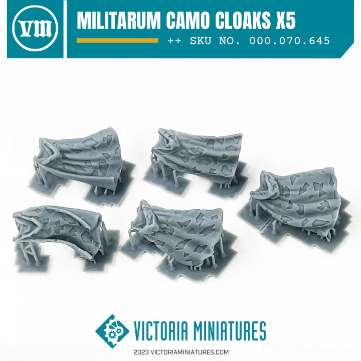 Militarum Camo Cloaks x5 - Only-Games