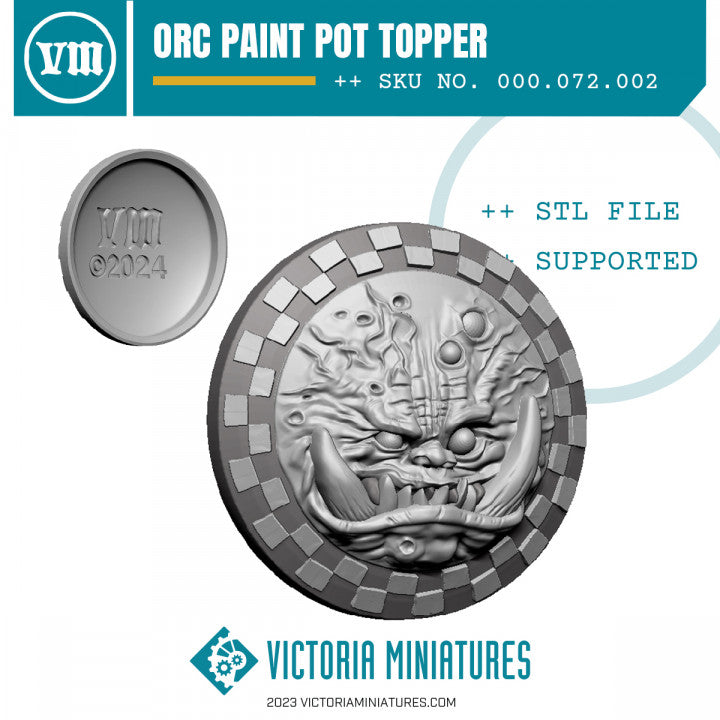 Orc Citadel Paint Pot Topper Swatch - Only-Games