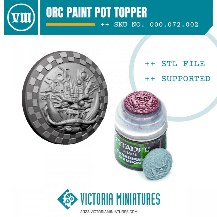 Orc Citadel Paint Pot Topper Swatch - Only-Games