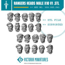 Ranger Heads Male V1