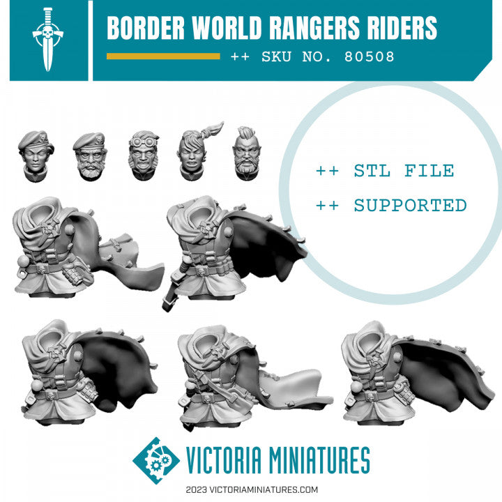 Border World Ranger Riders x5 - Only-Games