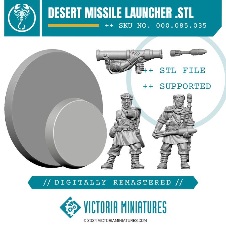 Desert Scorpions Missile launcher Team - Only-Games