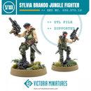 Sylvia Brando Jungle Fighter - Only-Games