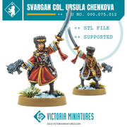 Ursula Chenkova Svargan Colonel .STL Download - Only-Games