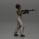 Armed black girl going to shoot a gun in bra - Only-Games