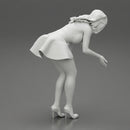 santa christmas  girl in hat and dress bend over - Only-Games