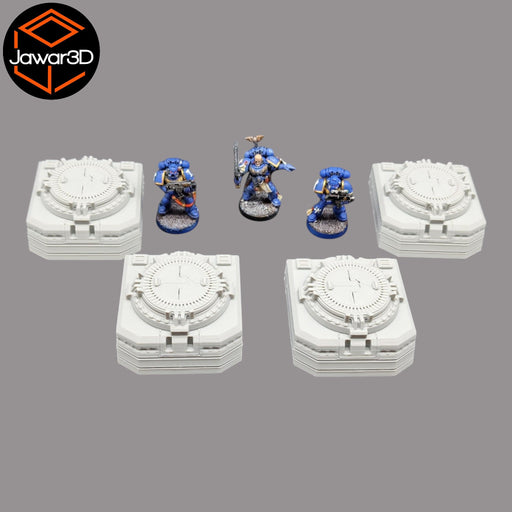 Missile Silo x4 - 28mm Wargaming Scatter Terrain Scenery Tabletop Miniature - Only-Games