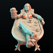 Auria the bathing warrior - 75 mm - NSFW version - Only-Games