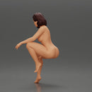 Naked girl sitting on a car - Only-Games