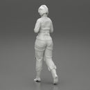 woman fighter pilot walking in helmet - Only-Games