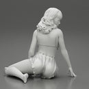 Sexy Woman Girl Sitting in night short - Only-Games