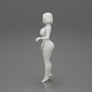 Naked Contented Attractive Elegant Stewardess Posing - Only-Games