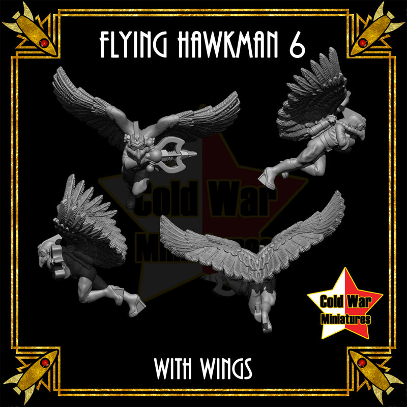 Flying Hawkman 6 (wings)