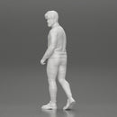 Stylish Man Walking in Turtleneck - Only-Games