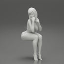 Sexy girl in bikini sitting - Only-Games