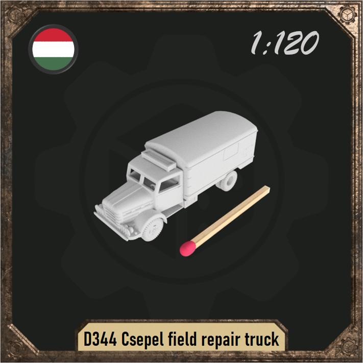 1/120 D344 Csepel field repair truck