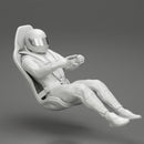 2 Models - Racing Driver Sitting in Touring Car Cockpit with Racing Suit and seat 2 - Only-Games