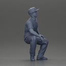 hip-hop man sitting in shirt and cap - Only-Games