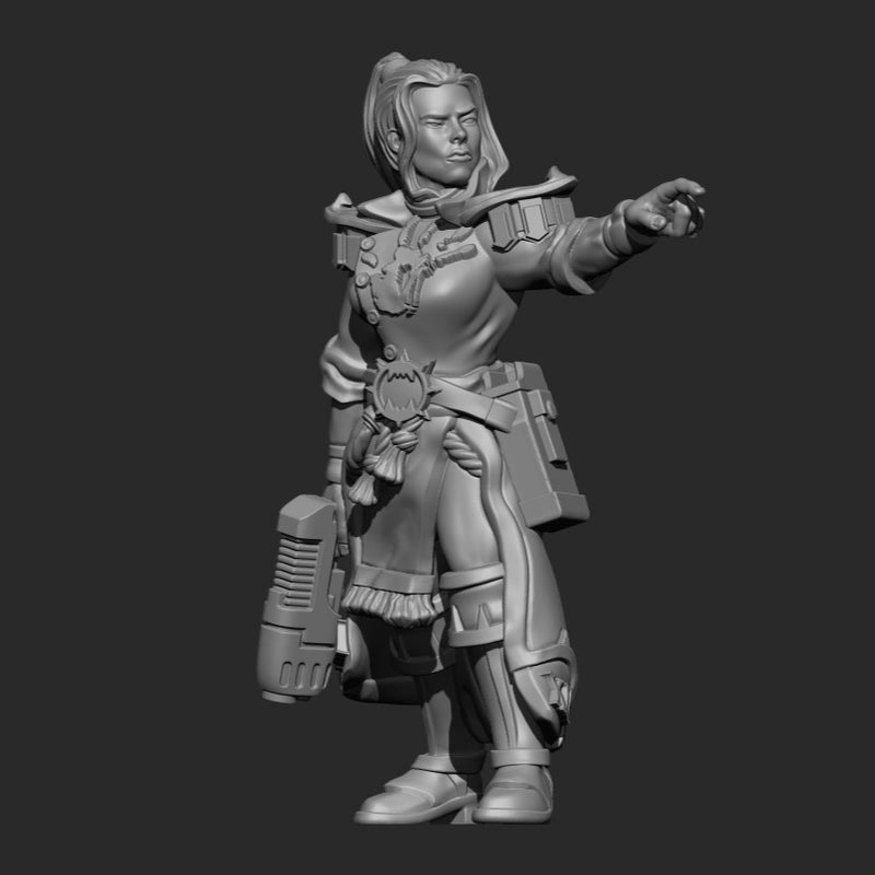 Heroes of the Heresy Series: Capt. Ursula Claw w/Plasma Pistol (OG) - Only-Games