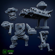 Orc Pirate Twin Gatling Gun - Only-Games