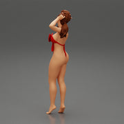 Sexy girl posing in sexy one piece - Only-Games