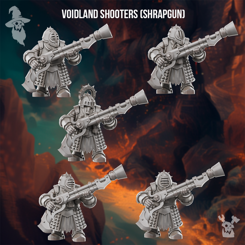 Voidland Dwarf Shooters (Shrapgun) Squad x5 - Only-Games