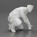 policeman officer sitting and puts handcuffs on a gangster - Only-Games