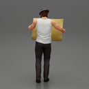 Young Man in hat with beard Holding Map And Looking At it - Only-Games