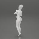 Naked woman standing in bathroom - Only-Games