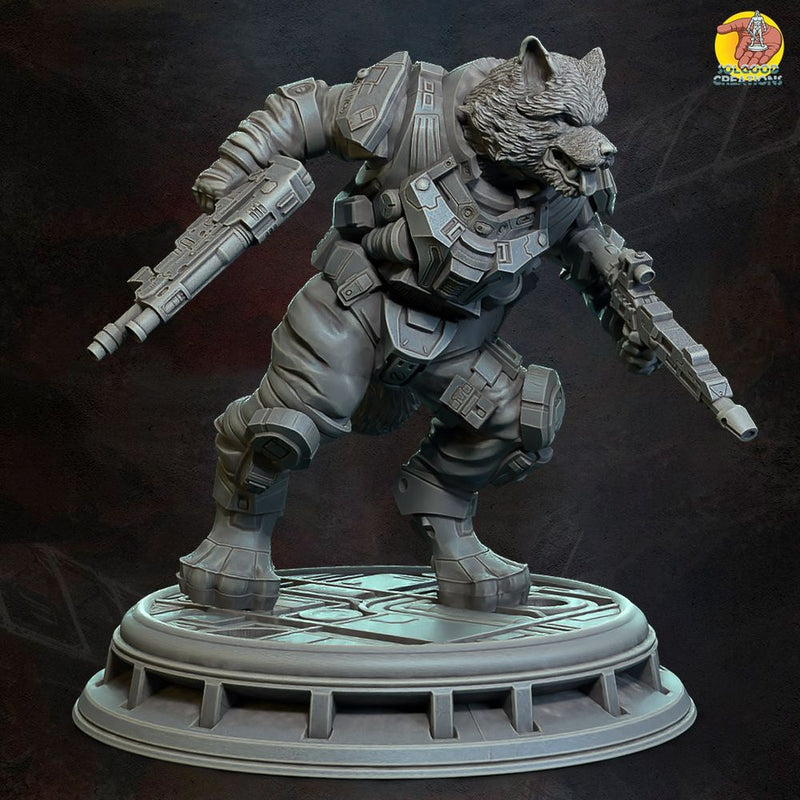 Brock Carnage, Wolfman Soldier - Running