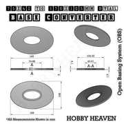 Oval To Oval Bases Size Converters 3d Print Full Range - Only-Games