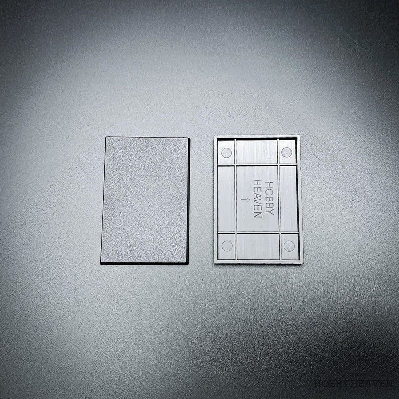 50x75mm | 75x50mm Rectangular Plain Plastic Bases | Versatile Miniature Stands - Only-Games