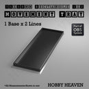 Rectangle Movement Trays | Cavalry & Monsters | 50×25-100×60mm | OBS System - Only-Games
