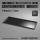 Rectangle Movement Trays | Cavalry & Monsters | 50×25-100×60mm | OBS System - Only-Games
