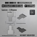 Rectangle Movement Trays | Cavalry & Monsters | 50×25-100×60mm | OBS System - Only-Games
