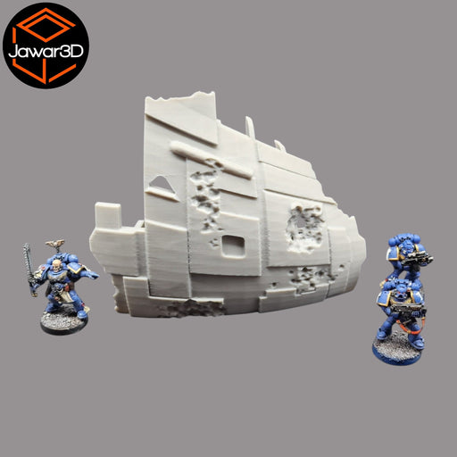 Spaceship Wreckage - 28mm Wargaming Scatter Terrain Scenery Tabletop Miniature - Only-Games