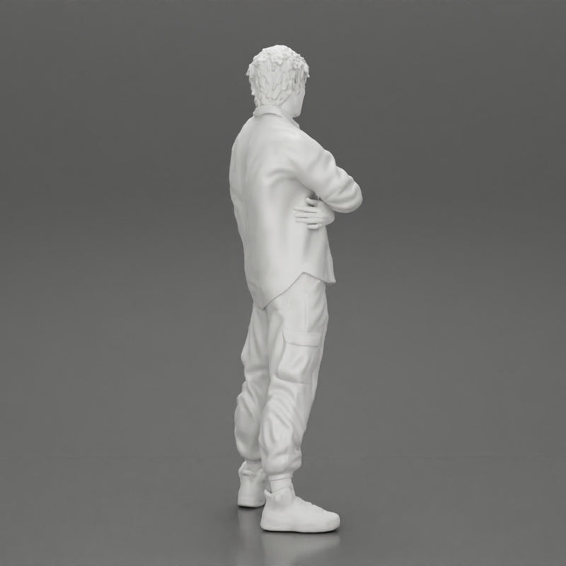 Asian gangster homie standing crossed hands - Only-Games