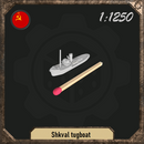 1/1250 Shkval tugboat - Only-Games