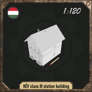 1/120 HÉV class III station building - Only-Games