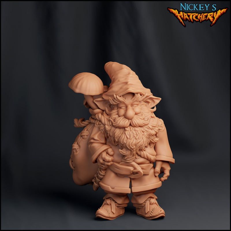 Gubcho, Gnome Miniature | For 28-32mm Board Games and Tabletop RPGs - Only-Games
