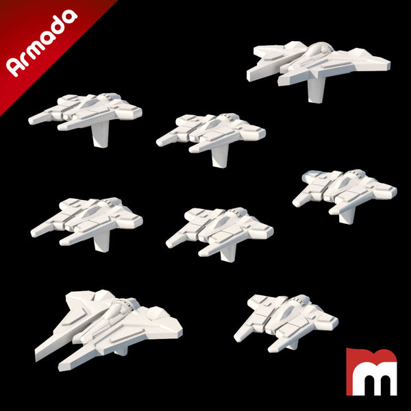 (Armada) Mandalorian Starfighters Set I